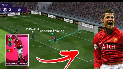 CRISTIANO RONALDO ICONIC MOMENTS CF 99 PES MOBILE 2021 YouTube