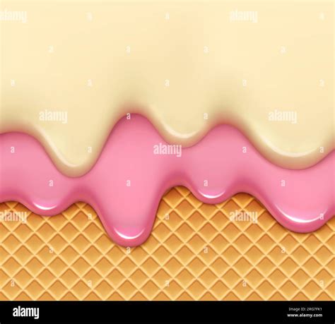 Dripping Ice Cream Border