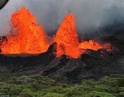 Ríos de lava de volcán Kilauea acechan planta eléctrica en Hawaii