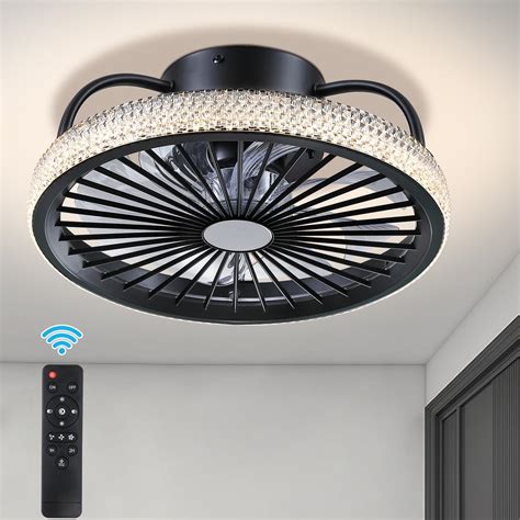 Madshne Low Profile Flush Mount Ceiling Fans