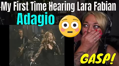 Lara Fabian Adagio Live Reaction My First Time Hearing Lara Fabian