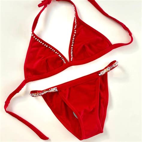 Embellished Bikini Etsy
