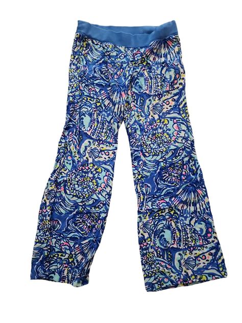 Lilly Pulitzer Seaside Beach Palazzo Ceviche Pants Size Small C Ebay