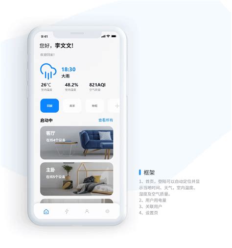 智能家居之智慧生活APP（Adobe原型动画）_yushanqiuren-站酷ZCOOL