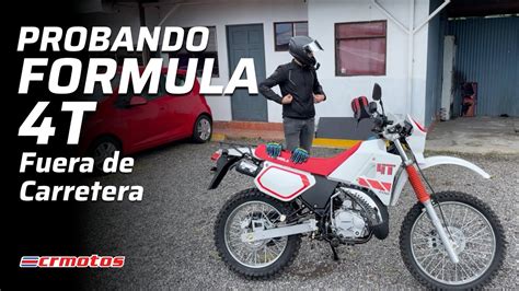 Probando La Moto Formula 4T YouTube