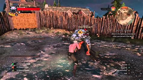 The Witcher 3 Fistycuffs With A Rock Troll Lvl 14 Geralt Vs Lvl 29