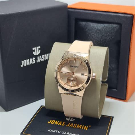 Jual Jam Tangan Jonas Jasmin Fashion Wanita Analog Sillikon Rubber