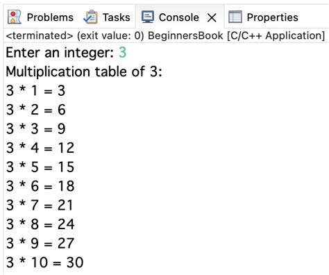 Multiplication Table In C Using Do While Loop Brokeasshome