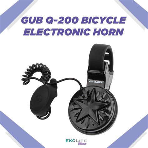 Acc GUB Q 200 Bicycle Electronic Horn Bicycle Ebike Horn Bell