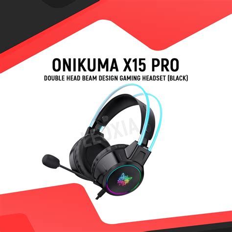 Onikuma X Pro Double Head Beam Design Gaming Headset Shopee