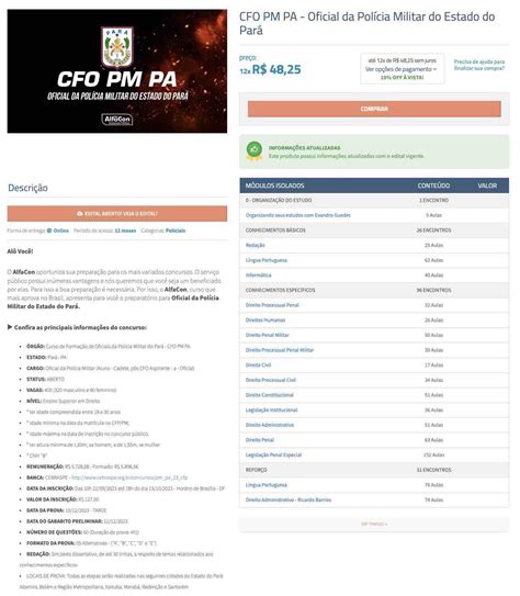 Rateio Pm Pa Pós Edital Alfacon 2023 Oficial