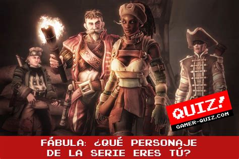 Fábula Qué personaje de la serie eres tú RPG gamer quiz