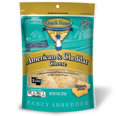 Fancy Shredded American Cheddar Dutch Farms