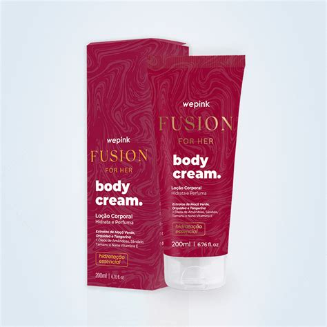 Wepink Body Cream Fusion For Her Desodorante Hidratante 200ml Effs