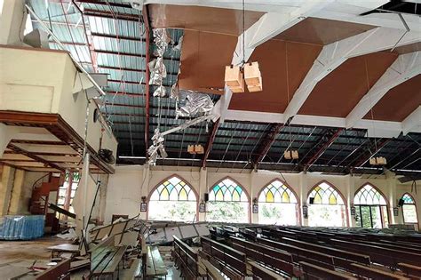 Church Roof Collapses Abs Cbn News