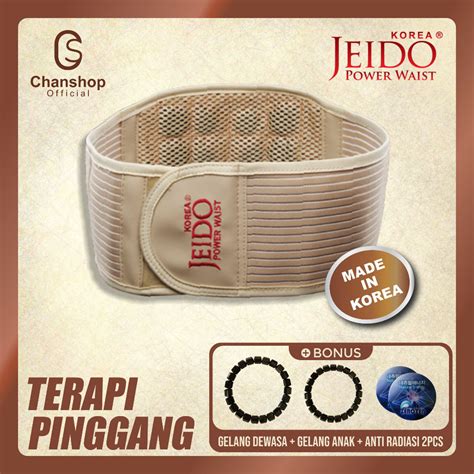 Jual READY STOCK Jeido Power Waist Sabuk Terapi Pinggang Sabuk