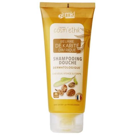 Shampoing Douche Karité d Afrique 200 ml MKL Green Nature Cosm Ethik