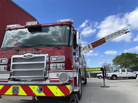 NOFD On Twitter 03 16 2023 Training On The New Pierce Ladder Truck