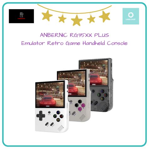 Jual ANBERNIC RG35XX PLUS Emulator Retro Game Handheld Console