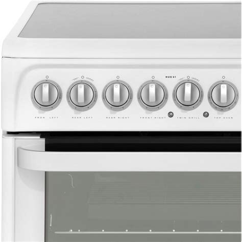 Hotpoint Hue61gs Ultima Free Standing Aa Electric Cooker With Ceramic Hob 60cm