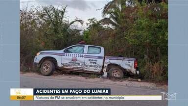 Bom Dia Mirante Viaturas Da Pm Se Envolvem Em Acidentes Em Pa O Do