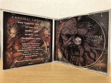 Cannibal Corpse Bloodthirst Cd Photo Metal Kingdom