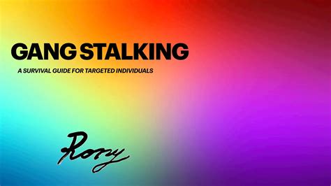 Gang Stalking A Survival Guide For Targeted Individuals Ppt