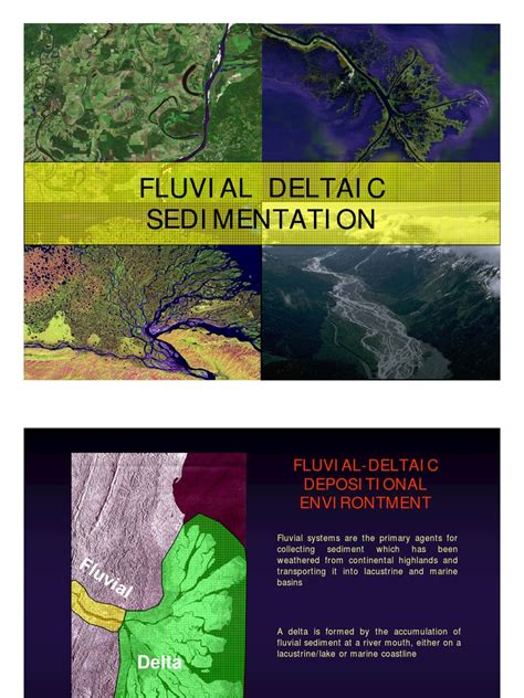 ! 4-Fluvial Deltaic Sedimentation 1-40 | River Delta | Sediment