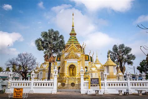 Wat Klang Bang Kaeo or Wat Klang Bang Kaew Temple in Nakhon Pathom, Thailand Stock Image - Image ...