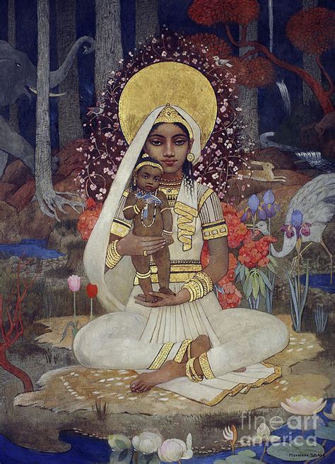 Devaki, Mother of Krishna Painting by Marianne Stokes - Fine Art America