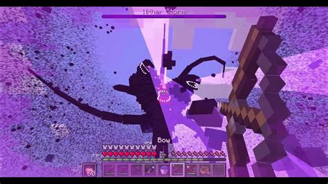 Minecraft Fighting 2 Wither Storms Youtube