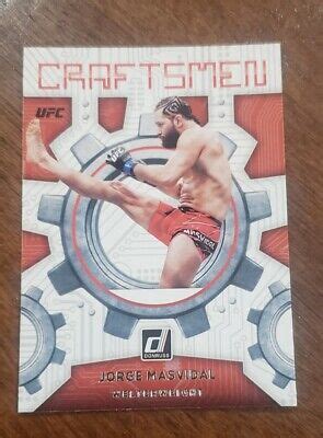 2022 Donruss UFC Craftsmen Insert 11 Jorge Masvidal MMA Trading Card