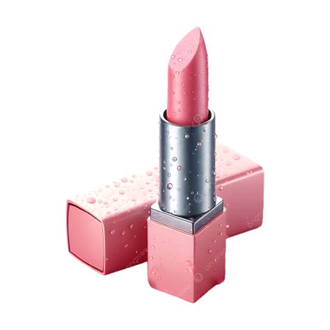 A Pink Lipstick With Water Splashes Pink Lipstick Pink Lips Cosmetic