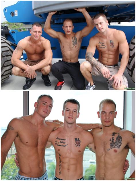 Muscle Jocks Bareback Threeway Dick Detective