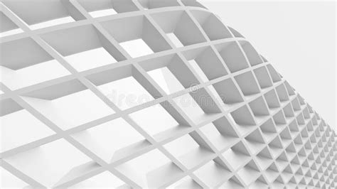 Modern White Abstract Background Design Vector Illustration 3d Rendering Stock Illustration