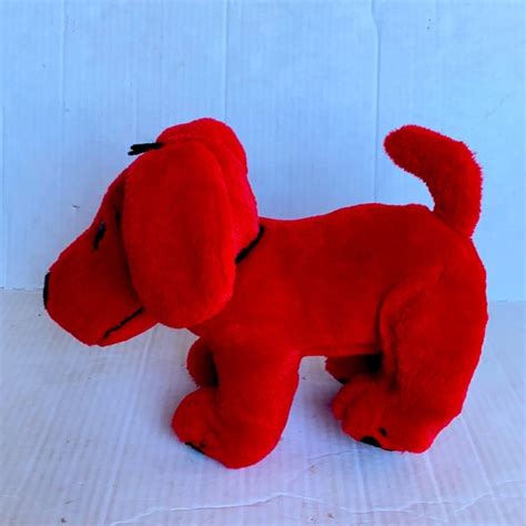 Scholastic Toys Vintage Clifford The Big Red Dog Stuffed Animal By