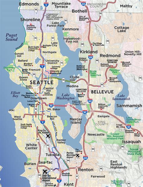 Seattle County Map