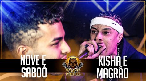 Saboó e Nove X Kisha e Magrão Primeira Fase BDP 1 YouTube