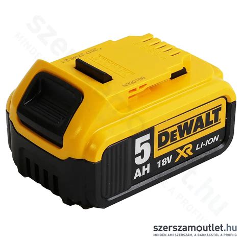 DEWALT DCB184 XJ XR Li Ion Akkumulátor 18V 5 0Ah Eredeti DCB184 XJ