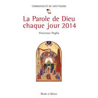 La parole de dieu chaque jour 2014 2014 broché Sant Edigio Achat