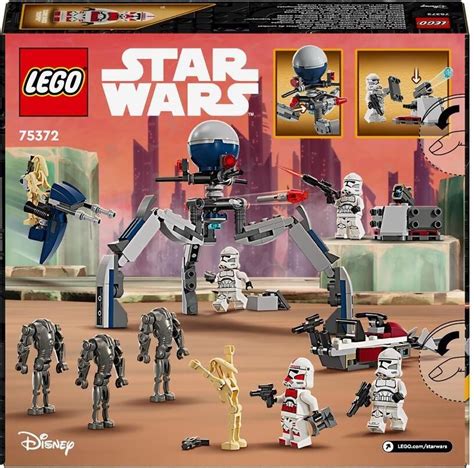 LEGO Star Wars 75372 Zestaw bitewny z żołnierzem armii klonów i droidem