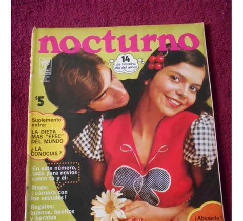 Revista Nocturno Ana Silvia Garza Blanca Guerra Serrat 70s Meses Sin