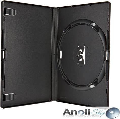 Amaray Set Of 25 Dvd Cases Single Disc 14 Mm Black Uk