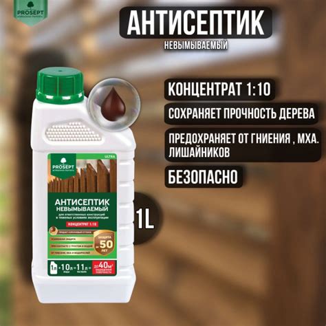Строительный антисептик PROSEPT Невымываемый - купить по выгодной цене ...
