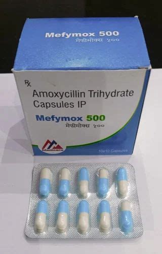 Mg Mefymox Amoxycillin Trihydrate Capsules At Rs Box