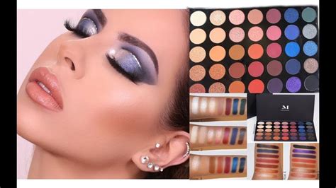 NEW MORPHE 35V EYESHADOW PALETTE REVIEW TUTORIAL AND SWATCHES