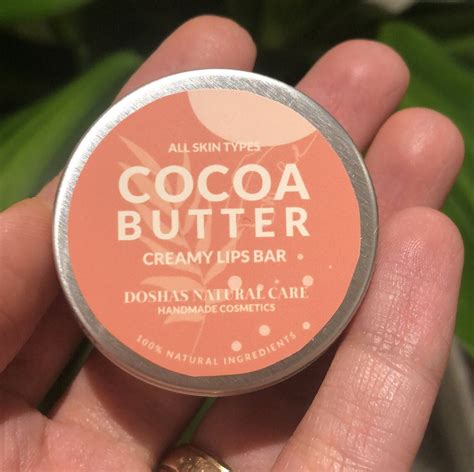 Lip Balm Creamy Cocoa Butter 15ml Etsy