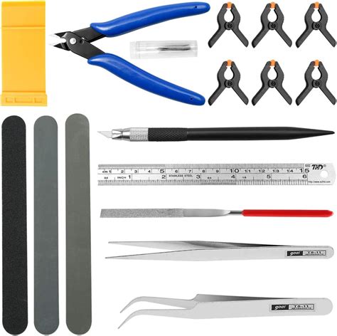 ZITFRI 18 Pcs Outils De Maquette Modelisme Accessoire Pour Gundam