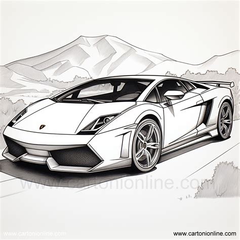 Lamborghini De Lamborghini Para Colorear Pintar E Imprimir