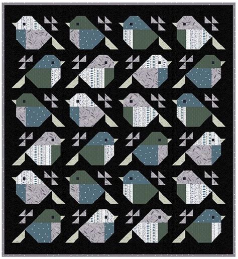 Sparrows Quilt Pattern By Pen Paper Quilt In A Day